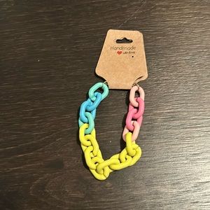 Thick chain bracelets